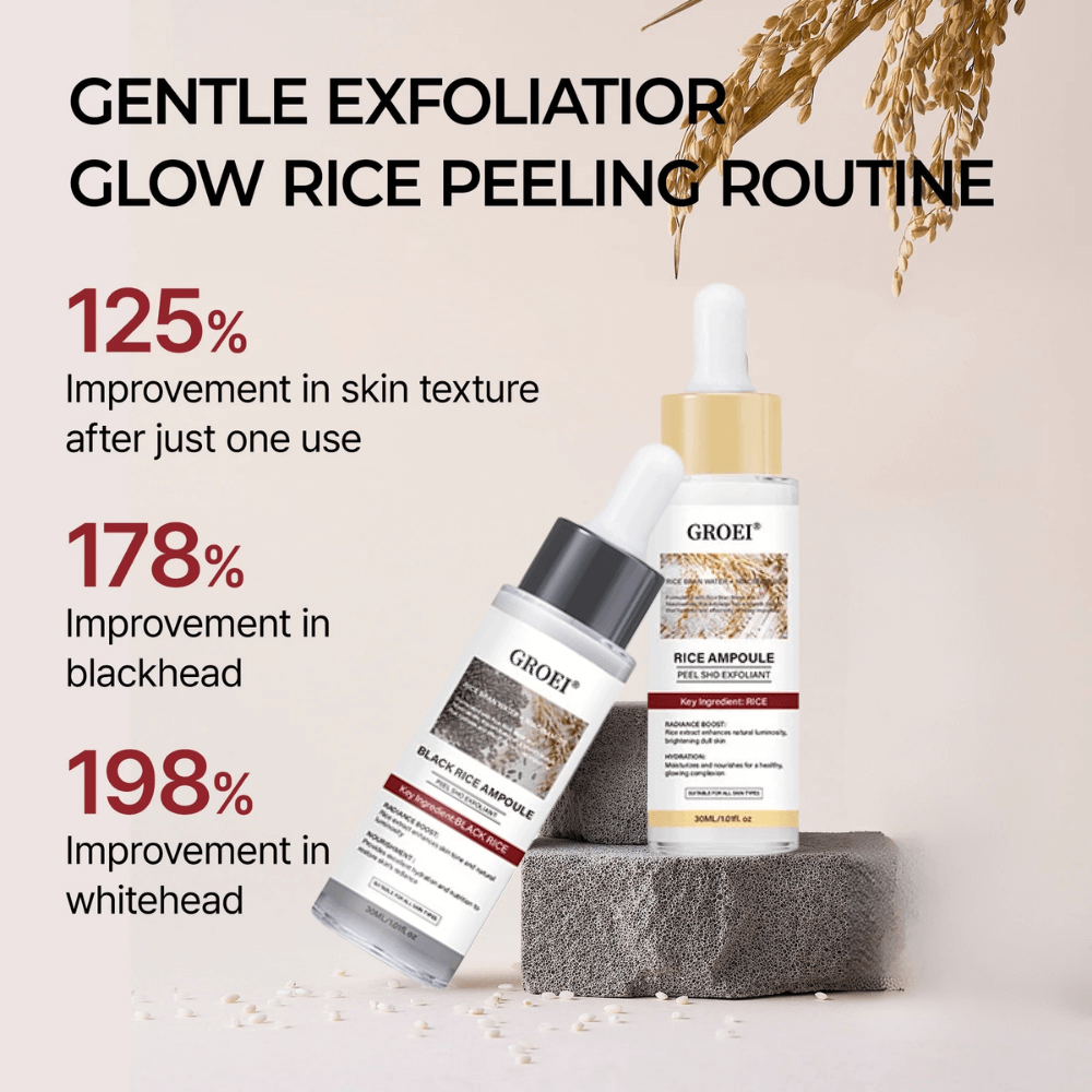 Glamio® Peel Shot Glow Rice Ampoule Duo